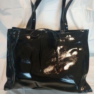 Liz Claiborne black tote bag